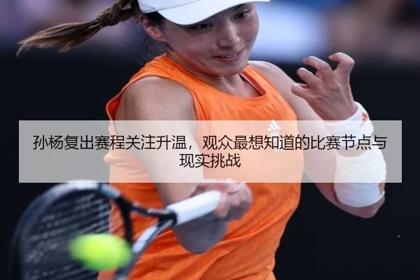 孙杨复出赛程关注升温，观众最想知道的比赛节点与现实挑战